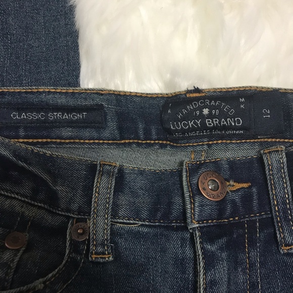 Lucky Brand Yorba Linda Blue Jeans Teenage Size 12 - Picture 5 of 7